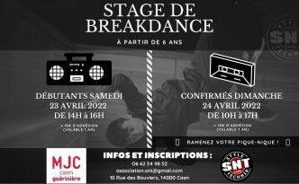 Stage Breakdance Caen Avril 2022