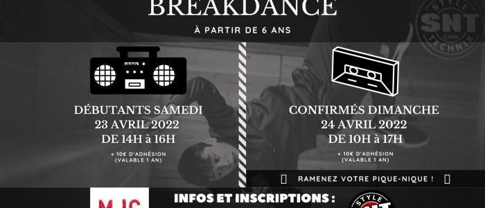 Stage Breakdance Caen Avril 2022