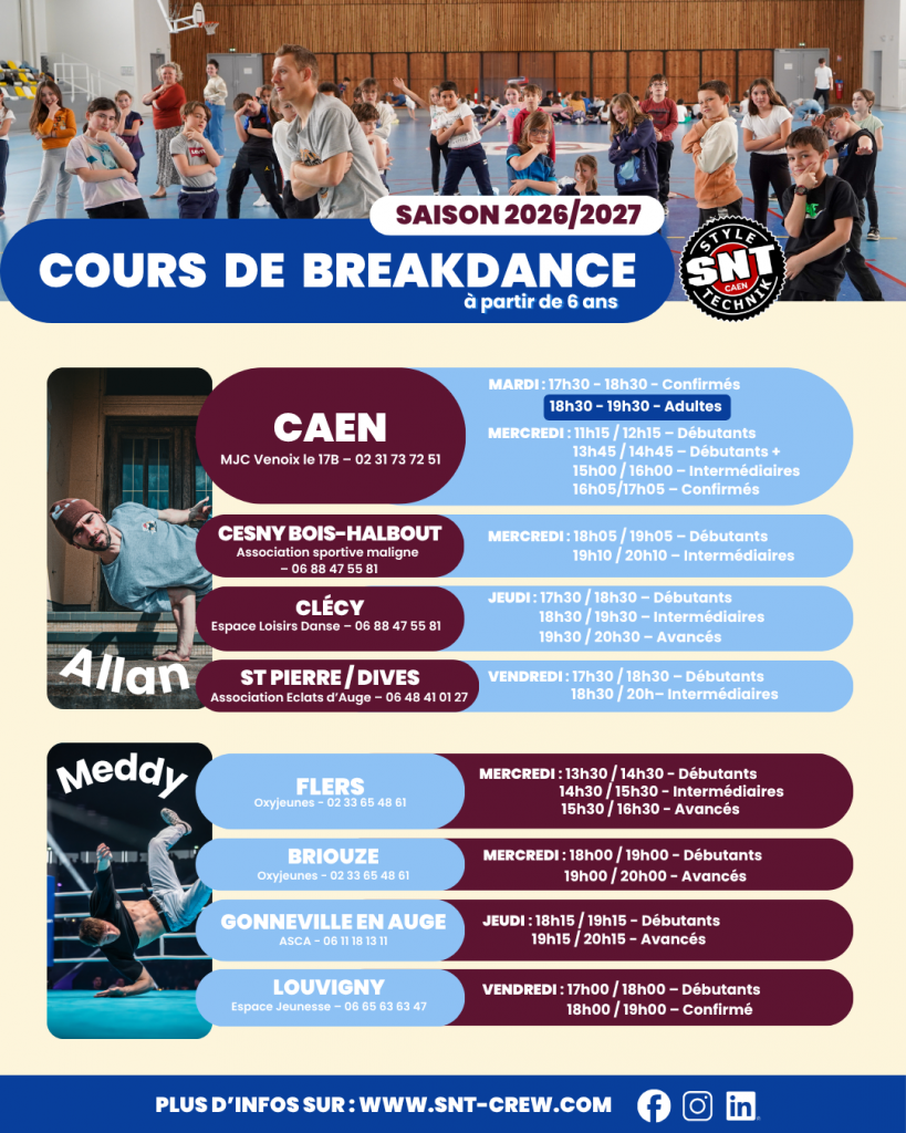 Cours Breakdance Caen Normandie 1